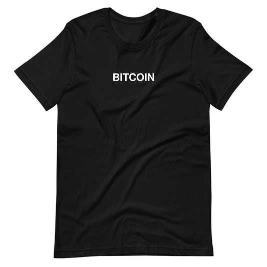 BITCOIN SIGNATURE TEE (Black)