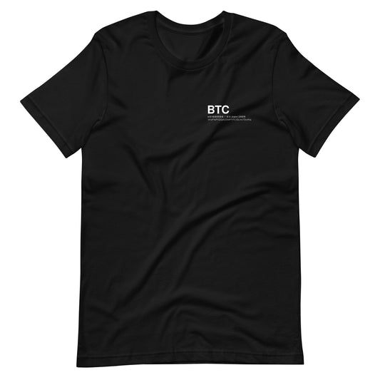 BTC GENESIS TEE (Black)